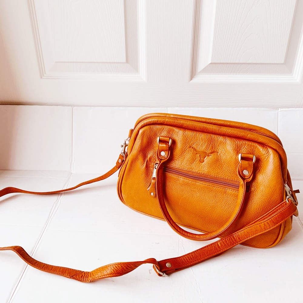 Canyon Outback ‘Texas Longhorn’ Handbag leather
